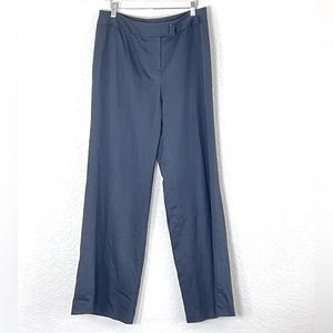 Anne Klein | Black wool blend wide leg trousers loose fit pants size 8